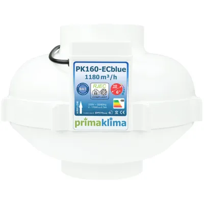 Produktbild von Prima Klima PK160-EC blue bis 1180 m³/h mit 160 mm Anschluss