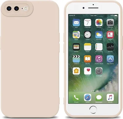 Produktbild von Cadorabo Hülle für Apple iPhone 7 PLUS / 7S PLUS / 8 PLUS Schutz Hülle in Rosa TPU Silikon Etui Case Handyhülle