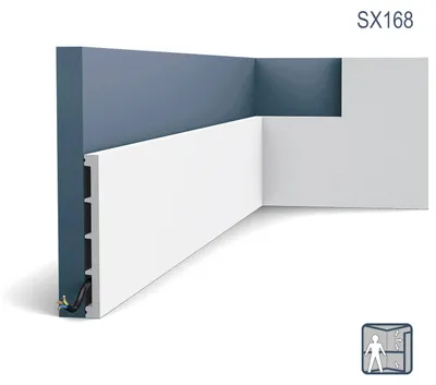 Produktbild von Orac Decor SX168 AXXENT SQUARE Sockelleiste Wandleiste Zierleiste 2 m