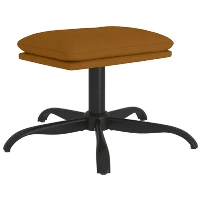 Produktbild von Fußhocker Braun 60x60x36 cm Samt