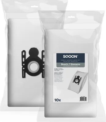 Produktbild von SQOON Staubsaugerbeutel 30 Stück Geeignet für Bosch BBZ41FGALL / VZ41FGALL Type G/D/E/F/H/GXL/G-ALL.br/Typ G All, Staubsauger, Ersatz-Staubbeutel, hohe Filtration, langlebig, passgenau