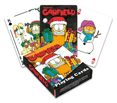 Image de Garfield : Cartes de jeu de Noël