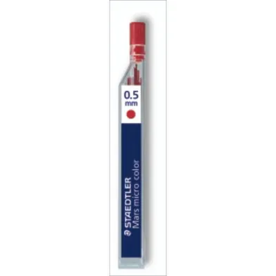 Produktbild von STAEDTLER Druckbleistift Minen Mars micro color rot 1 Minendose à 12 Minen
