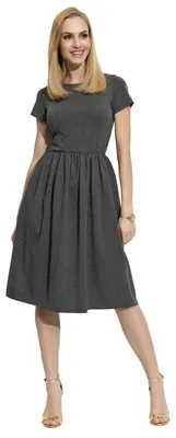 Produktbild von Damen Mittellanges Kleid; Grafit S