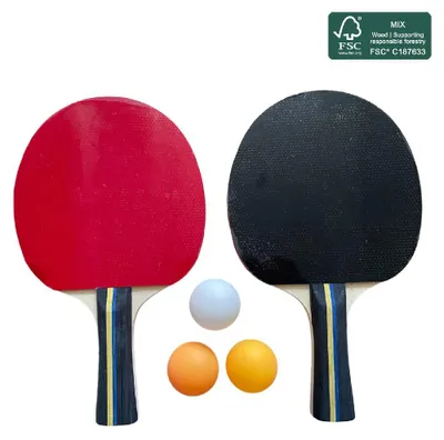 Produktbild von SportX Tischtennis Set - Tischtennisset mit Bällen in Tasche 5 Sterne