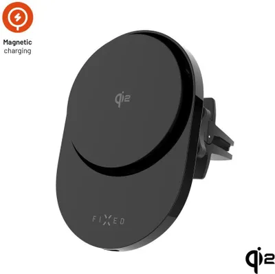 Produktbild von FIXED MagAir mit MagSafe Qi2 15W Aufsatzhalterung schwarz