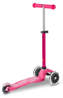 Produktbild von Micro Mobility Mini Micro Deluxe LED, Kinder, Dreiradroller, Weiblich, Asphalt, 50 kg, 3 Rad/Räder