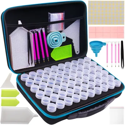 Produktbild von Diamond Painting Zubehör Set Werkzeug Aufbewahrungsbox basteln Diamondpainting