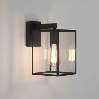 Produktbild von ASTRO Außenwandleuchte Kastenlaterne 270 60W E27 schwarz 1354003