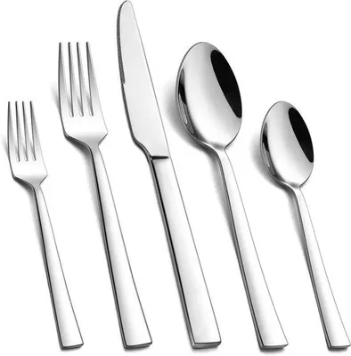 Produktbild von Famanu Besteckset 30-teilig für 6 Personen - Rostfrei und Spülmaschinenfest