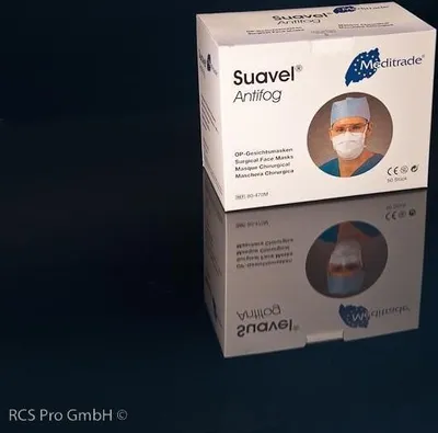 Produktbild von Suavel Antifog Masken Brillenträger 50St