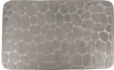 Produktbild von Tendance Badematte grau 50 cm x 80 cm x 0,8 cm Badezimmer Dekoration