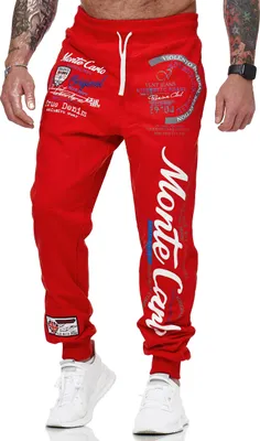 Produktbild von Herren Jogginghose | Monte Carlo 592  Rot/Weiss L