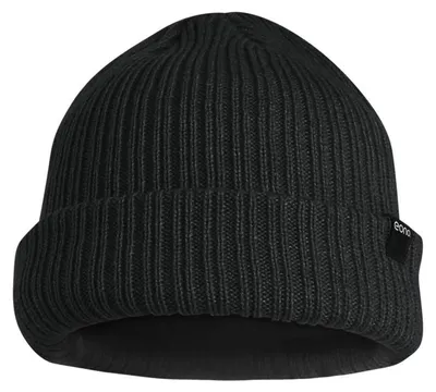 Produktbild von Strickmütze Uni Warme Beanie Mütze Schwarz Acryl