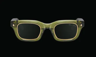 Produktbild von Walton & Mortimer No.27 "Gotham" sonnenbrille - Luxury Sonnenbrille herren entspiegelt | Sonnenbrille in limitierter Auflage mit Grün Carl Zeiss Optik