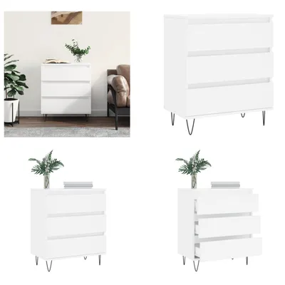 Produktbild von vidaXL Sideboard Weiß 60x35x70 cm Holzwerkstoff - Sideboard - Sideboards - Lagerschrank - Buffet