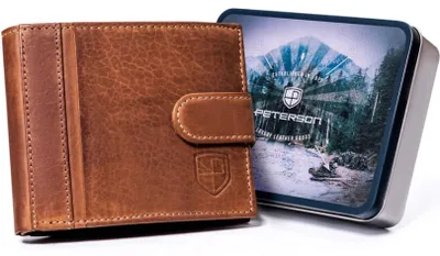 Image de Portefeuille homme en cuir avec RFID Protect - Peterson