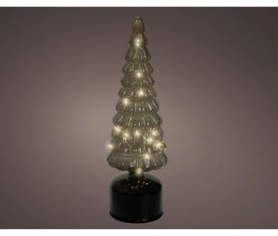 Immagine prodotto di Albero microled d10h34cm-15l verde/bianco - Lumineo