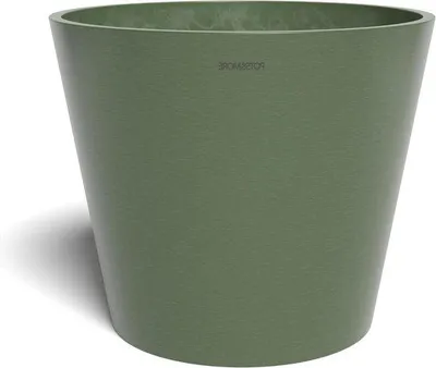 Image de Pot en plastique vert olive, 31 cm de diamètre