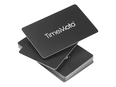 Obrázok produktu pre Safescan Ausweiskarte RFID RF-100 schwarz Kreditkartenformat TimeMoto 25 Stück