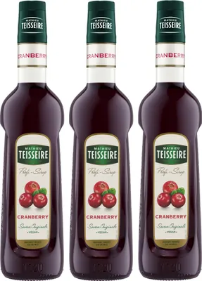 Produktbild von Mathieu Teisseire Getränke-Sirup Cranberry 0,7L (3er Pack)