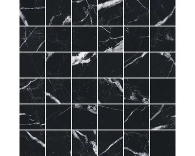 Produktbild von Feinsteinzeugmosaik Verona black R10B 30 x 30 cm