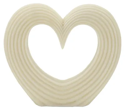 Immagine prodotto di Decorazione Lovvy Quarzy 30x7x26 cm in Resina Bianco