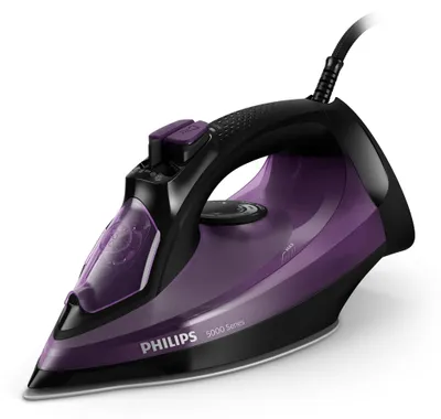 Produktbild von Philips Dampfbügeleisen 5000 Series mit SteamGlide Plus Bügelsohleviolett (DST5030/80)