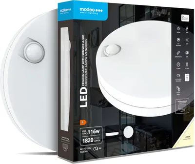 Produktbild von Modee LED-Deckenleuchte 18 W mit Sensor 1820 Lumen