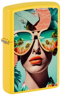 Produktbild von Zippo Sturmfeuerzeug - Tropical Woman Design - Nachfüllbar- Geschenkbox - Metall