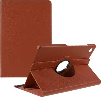 Produktbild von Samsung Galaxy Tab A11 Plus Hülle - Coverup 360° Rotating Klapphülle - Braun