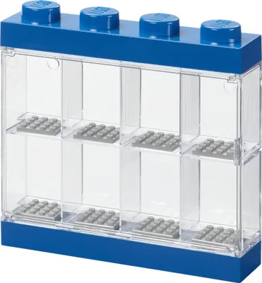 Produktbild von LEGO Minifiguren-Schaukasten DISPLAY CASE 8 blau