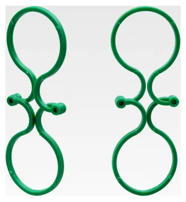 Produktbild von 200 Stück Gesicherte Pflanzenclips, Pflanzenklammern zur Befestigung und Unterstützung von Stängeln, Blumen, Ranken und Gemüse