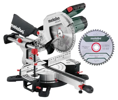 Obrázok produktu pre Metabo KGS 254 M, Jednoduchý úkos, 4500 ot/min, 3200 ot/min, 50°, 50°, 47°