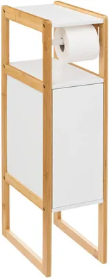 Image de Meuble à roulettes avec réserve « Naturéo » blanc - 5 five simply smart