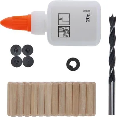 Produktbild von 32-tlg. Holzdübel-Set, 6 mm