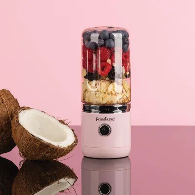 Obrázok produktu pre Prenosný mixér Rosmarino NutriMax 2 GO – ružový – 150 W