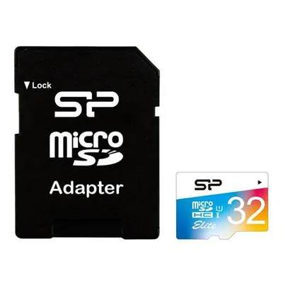 Image de Silicon Power Elite - Carte mémoire flash (adaptateur SD inclus(e))