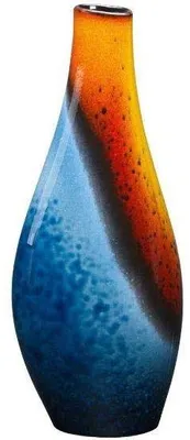 Keramikvase, mehrfarbig, handgefertigt, modern, 1 Stück