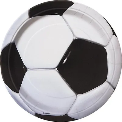 Produktbild von Teller Fußball, Ohne Plastik, 23 cm