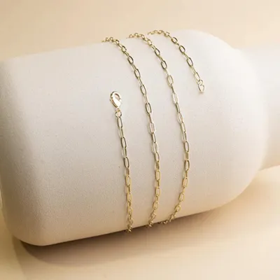 Image de Collier doré, longueur 110 cm