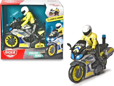 Image de Dickie Toys 203712018 - Vélo de police