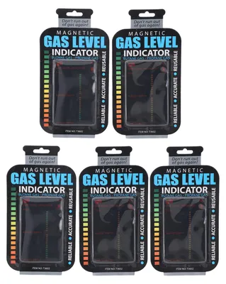 Image de Lot de 5 indicateurs de niveau de gaz : indicateurs magnétiques portables pour le niveau de propane, idéaux pour les voyages et le camping