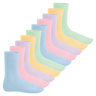 Produktbild von Footstar EVERYDAY! 10 PAAR Damen Herren Socken - Pastell 43-46