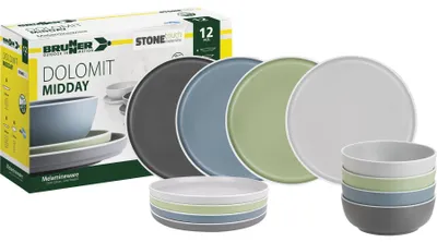 Productafbeelding van Buiten serviesset, 12-delig, van melamine