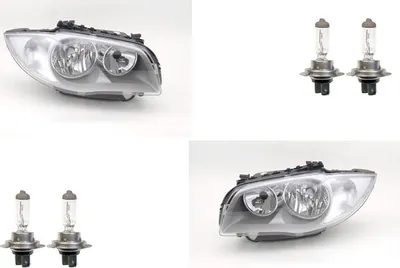 Zdjęcie produktu dla Johns, reflektory halogenowe pasujące do BMW 1 E81 E87 04-07 z H7 H7 zestaw lewy prawy 63126924485 6924485 63126924486 6924486