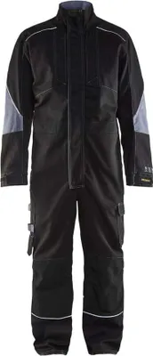 Produktbild von Blakläder Flammschutz Overall 6061 1516 in schwarz/grau, Größe:152 (C106)