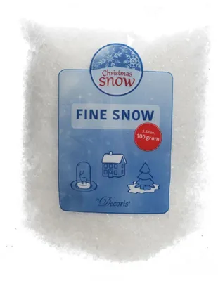 Produktbild von Kunstschnee Schneeflocken fein PE L.22cm B.15cm H.3cm weiß 100 gramm