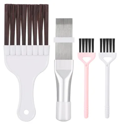 Image de Peignes à ailettes, lot de 4, pour le nettoyage des climatiseurs, en plastique