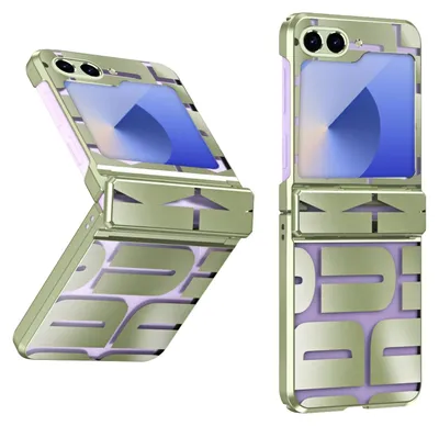 Produktbild von Für Samsung Galaxy Z Flip7 FE / Flip6 5G Design Electroplating Schutz Hülle Case